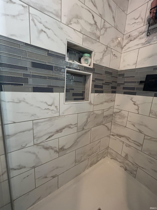 1301 E Spruce St, Petersburg, IN 47567 - bathroom with a tile shower