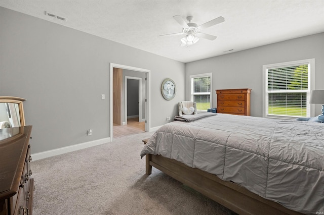 7018 S 350 St E, Lafayette, IN 47909 - carpeted bedroom featuring baseboards and ceiling fan