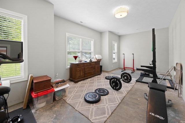 7018 S 350 St E, Lafayette, IN 47909 - exercise room with plenty of natural light