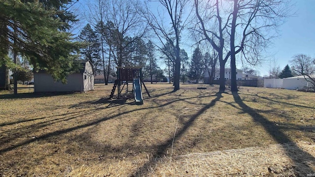 6403 Old Trail Rd, Fort Wayne, IN 46809 - view of yard featuring a playground