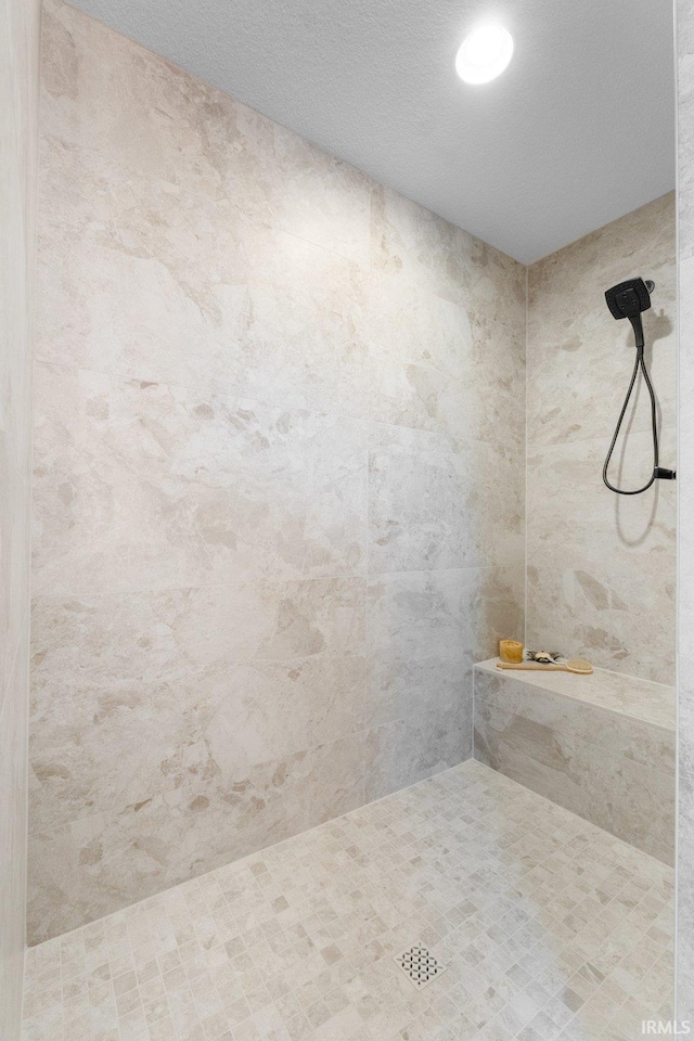 2088 Seward Lake Pass, Fort Wayne, IN 46814 - full bathroom featuring a tile shower and recessed lighting