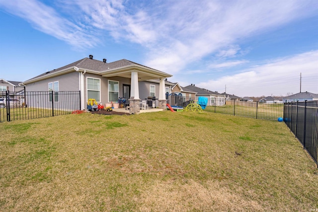 4755 Eastwick Dr, Newburgh, IN 47630 - back of house with a patio area