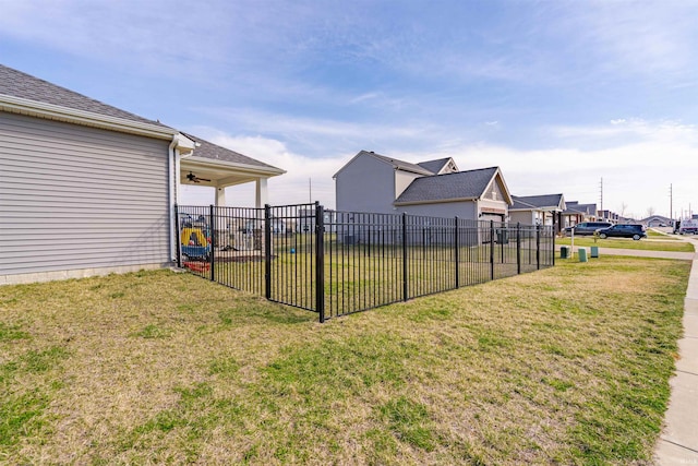 4755 Eastwick Dr, Newburgh, IN 47630 - view of yard with ceiling fan