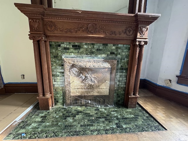 806 E Market St, Logansport, IN 46947 - detailed view of a fireplace