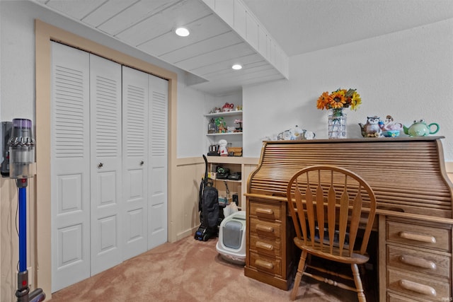 1804 Saint Charles Ct, Kokomo, IN 46902 - carpeted office with recessed lighting