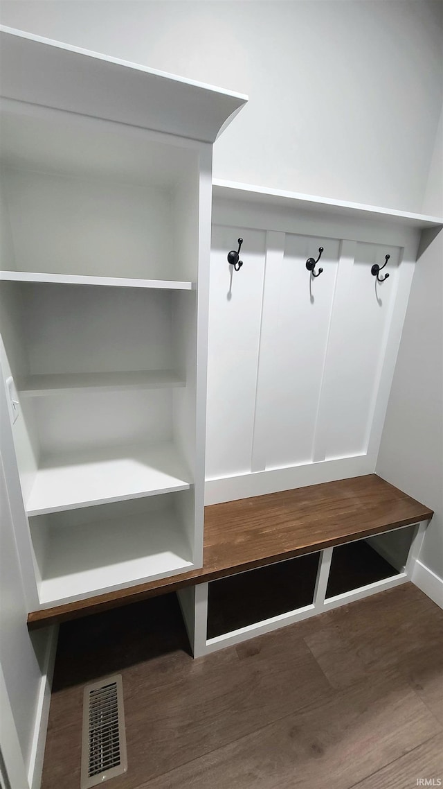 2022 W Blackberry Trl, Warsaw, IN 46582 - mudroom featuring wood finished floors and baseboards