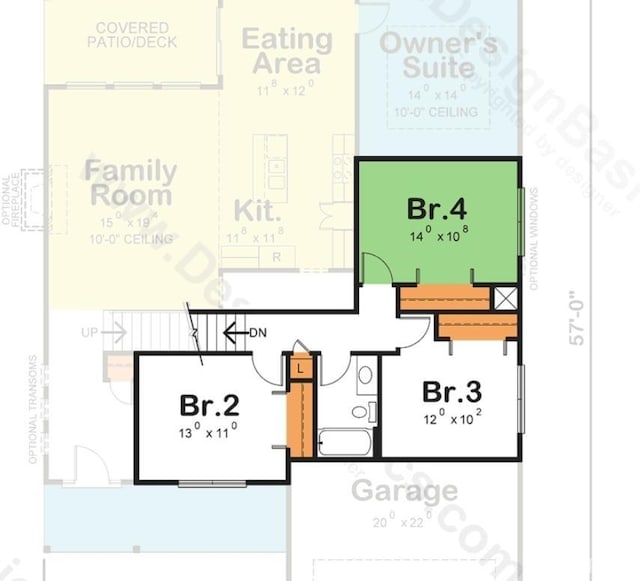 2022 W Blackberry Trl, Warsaw, IN 46582 - property floor plan