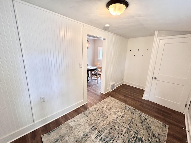 604 W Franklin St, Colfax, IN 46035 - spare room featuring dark wood finished floors and baseboards