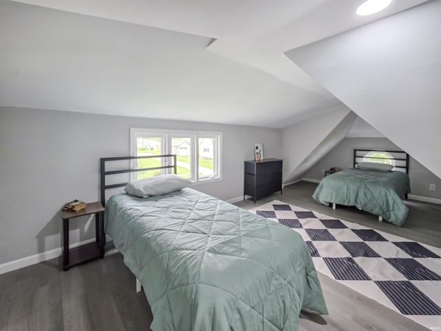 290 NW G St, Linton, IN 47441 - bedroom with baseboards and wood finished floors