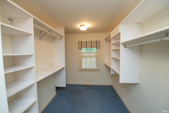 1301 E 4th St, Fowler, IN 47944 - walk in closet featuring dark colored carpet
