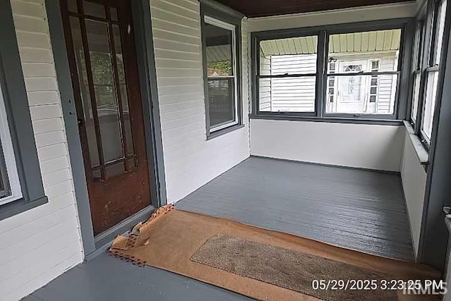 121 Altgeld St, South Bend, IN 46614 - view of unfurnished sunroom