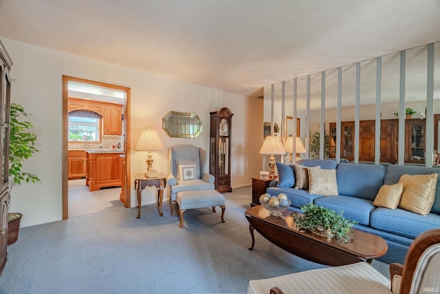 1023 Sunset Dr, Wabash, IN 46992 - living area featuring light colored carpet