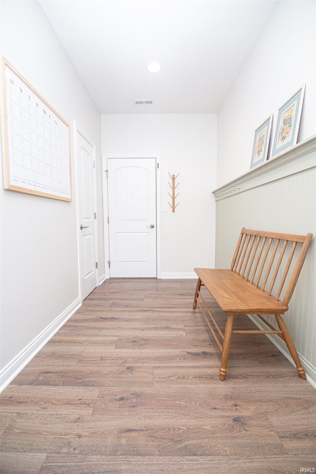 2184 Ringneck Rd, West Lafayette, IN 47906 - hallway featuring wood finished floors, baseboards, and recessed lighting
