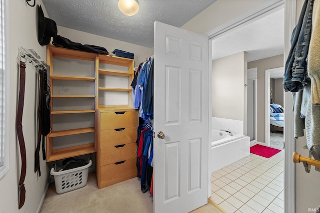2034 Windflower Pl, West Lafayette, IN 47906 - spacious closet with light carpet and light tile patterned floors