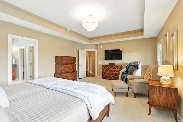 101 Twin Eagles Blvd W, Huntertown, IN 46748 - bedroom featuring light colored carpet and a tray ceiling