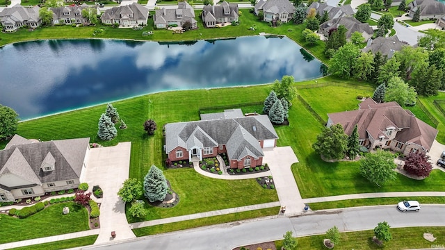 101 Twin Eagles Blvd W, Huntertown, IN 46748 - aerial view of residential area featuring a large body of water