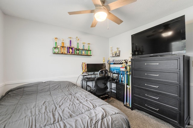 4618 Kekionga Dr, Fort Wayne, IN 46809 - bedroom with carpet floors and ceiling fan