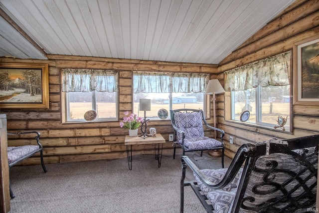 4555 E 250 S, Knox, IN 46534 - sunroom / solarium featuring vaulted ceiling
