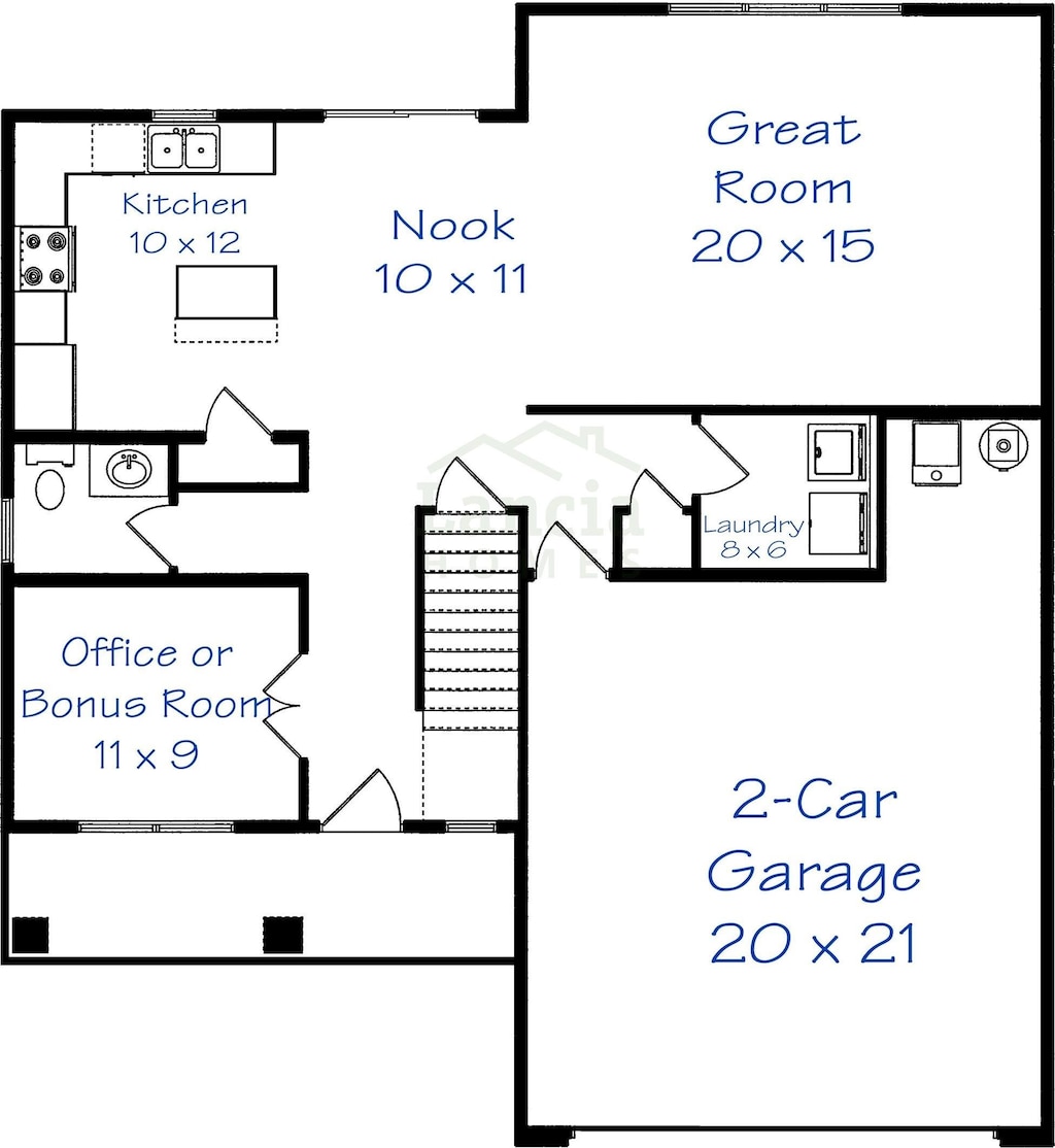 542 Lago Ct, Fort Wayne, IN 46818 - room layout