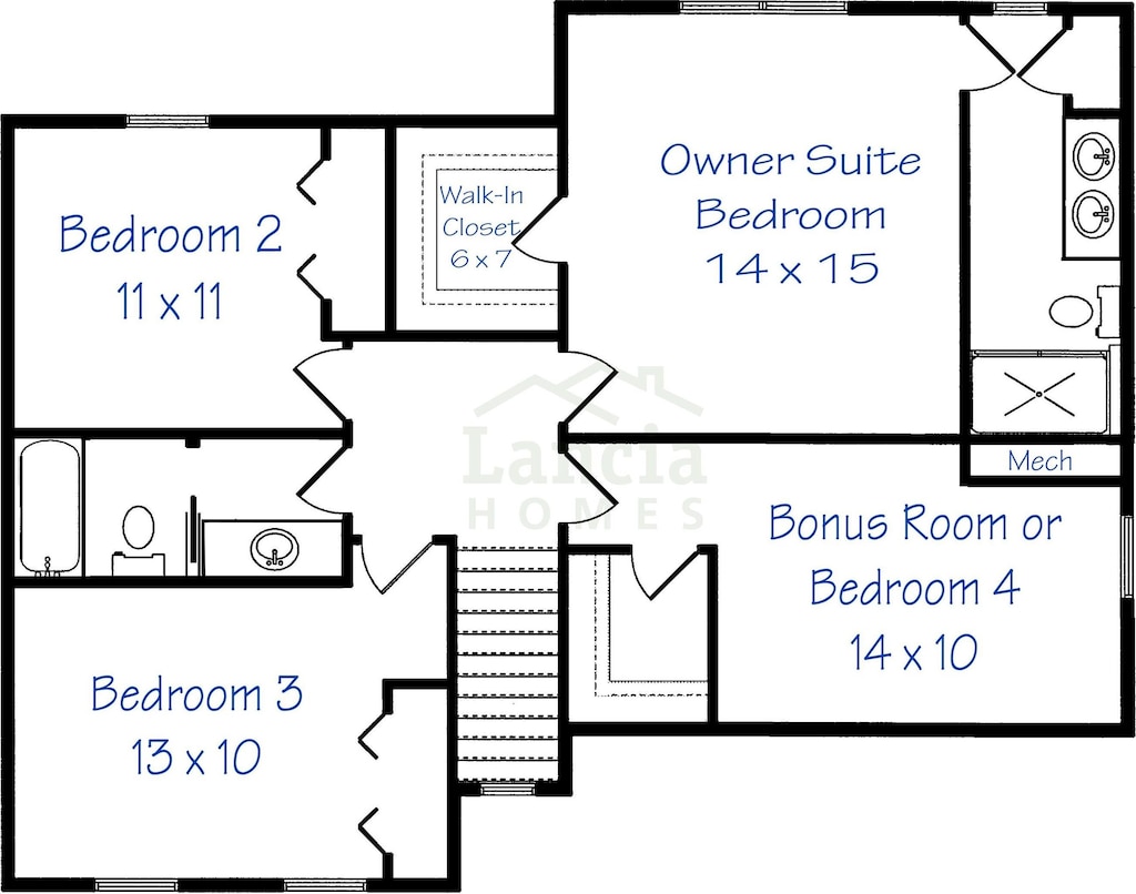 542 Lago Ct, Fort Wayne, IN 46818 - room layout