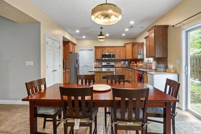 4665 S 150 E, Lafayette, IN 47909 - dining area featuring baseboards and recessed lighting