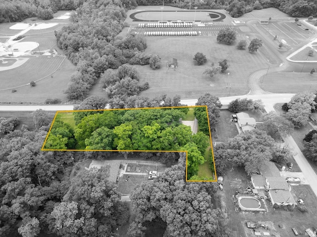 4665 S 150 E, Lafayette, IN 47909 - view of property location featuring property boundaries highlighted