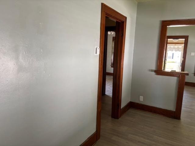 1515 E Donald St, South Bend, IN 46613 - hall featuring wood finished floors and baseboards