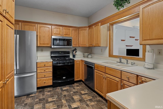 56 Jester Ct, Lafayette, IN 47905 - kitchen featuring stainless steel appliances, a sink, and light countertops