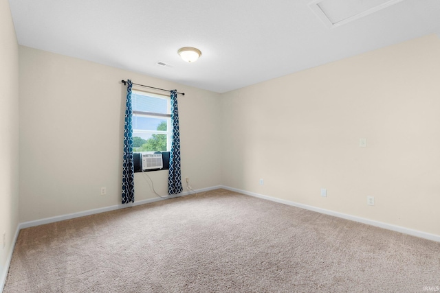 496 Arbor Ln, Huntington, IN 46750 - carpeted spare room with baseboards and cooling unit
