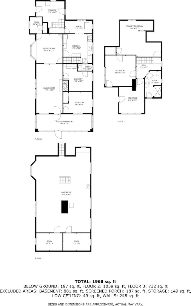 285 N Center St, Waterloo, IN 46793 - property floor plan