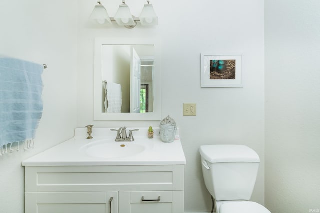 5889 E 46th Rd, Bloomington, IN 47408 - bathroom featuring vanity and toilet