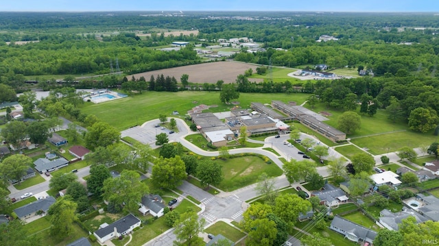 4112 Hiawatha Blvd, Fort Wayne, IN 46809 - aerial overview of property's location with a heavily wooded area