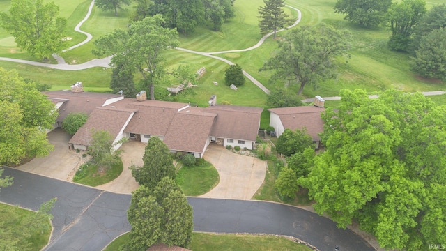 604 W Soutar Dr, Bloomington, IN 47403 - aerial overview of property's location with a golf club