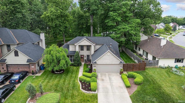 15025 Water Oak Pl, Huntertown, IN 46748 - aerial perspective of suburban area