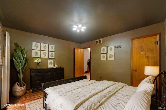 2526 S Airport Rd, Monticello, IN 47960 - bedroom featuring wood finished floors
