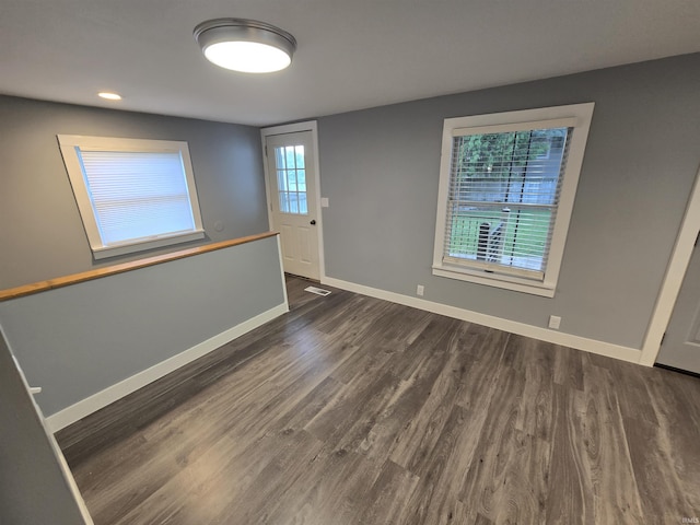 900 S 28th St, Lafayette, IN 47904 - spare room with wood finished floors and baseboards
