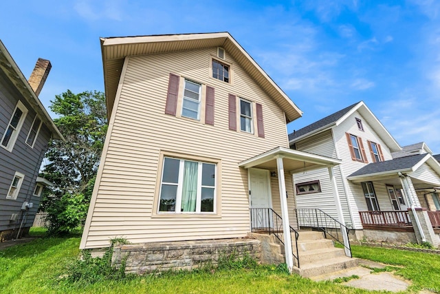 3422 S Calhoun St, Fort Wayne, IN 46807 - view of front of house featuring a porch