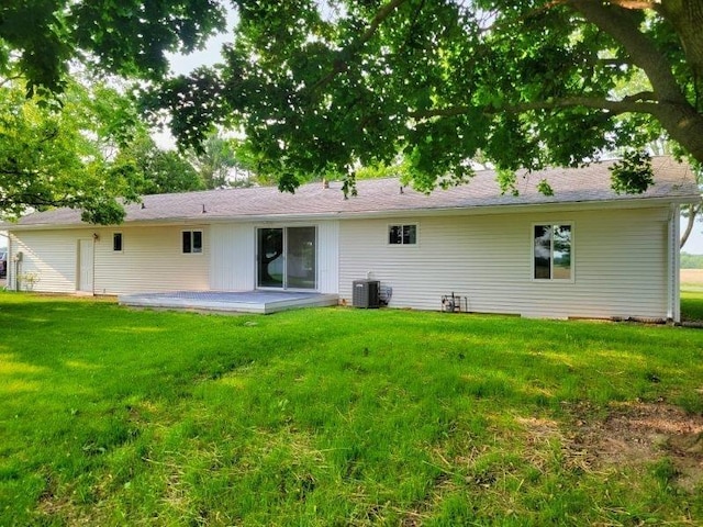4624 3b Rd, Bremen, IN 46506 - rear view of property with a lawn and cooling unit
