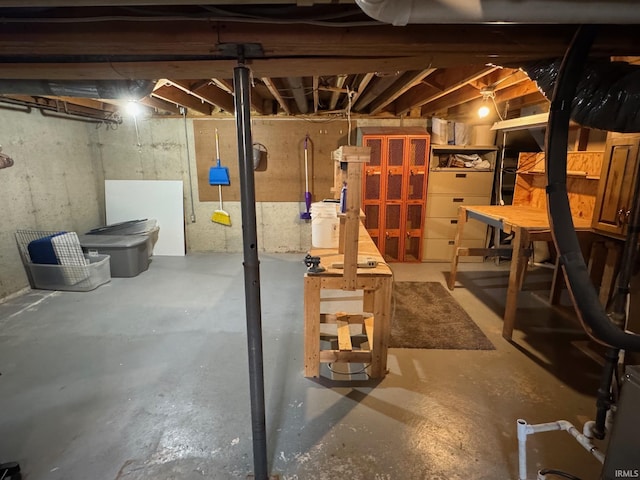 1414 Spear St, Rochester, IN 46975 - view of unfinished below grade area