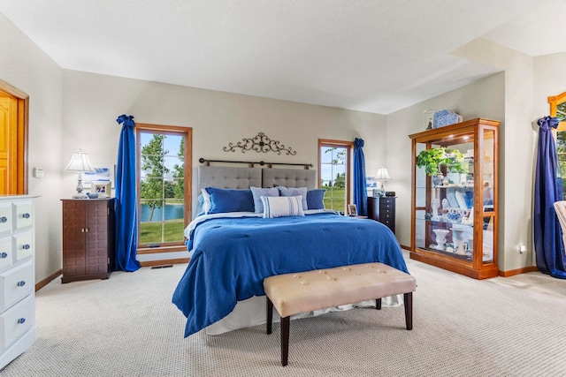 6378 N 100 E, Ossian, IN 46777 - bedroom featuring light carpet and baseboards