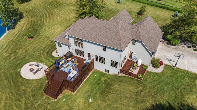 6378 N 100 E, Ossian, IN 46777 - view from above of property