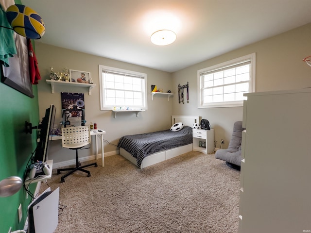 4604 Mayfield Dr, Kokomo, IN 46901 - carpeted bedroom with multiple windows and baseboards