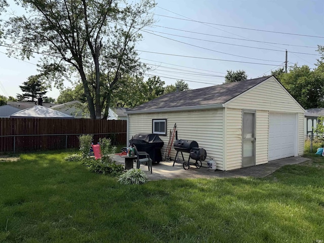2520 Foxhall Dr, Lafayette, IN 47909 - view of detached garage