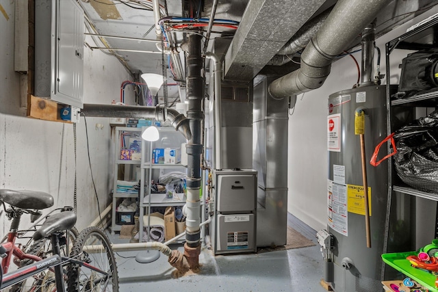 2614 N Main St, Mishawaka, IN 46545 - utilities featuring gas water heater and electric panel