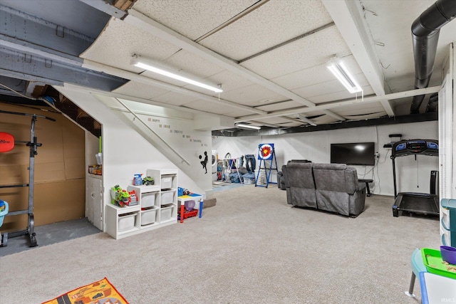 2614 N Main St, Mishawaka, IN 46545 - basement featuring carpet floors