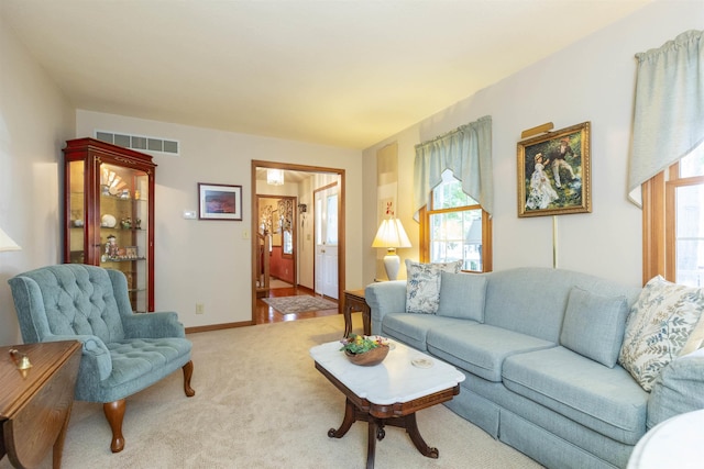 54363 Adrian Ct, Osceola, IN 46561 - living area with light colored carpet and baseboards