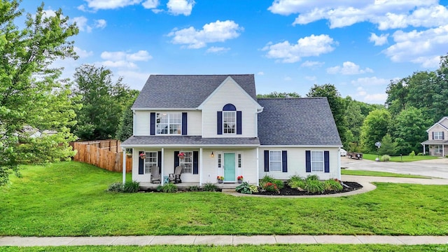 843 S Lantern Ln, Ellettsville, IN 47401 - traditional-style house with covered porch and roof with shingles