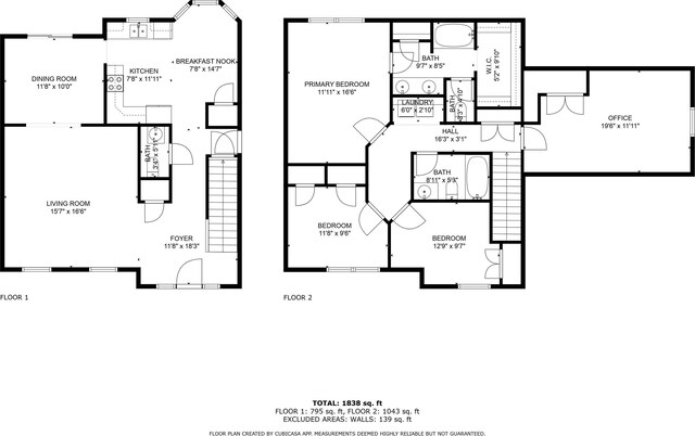 843 S Lantern Ln, Ellettsville, IN 47401 - home floor plan