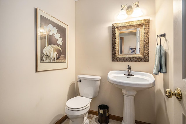 58078 Windsong Dr, Elkhart, IN 46517 - bathroom featuring toilet and baseboards
