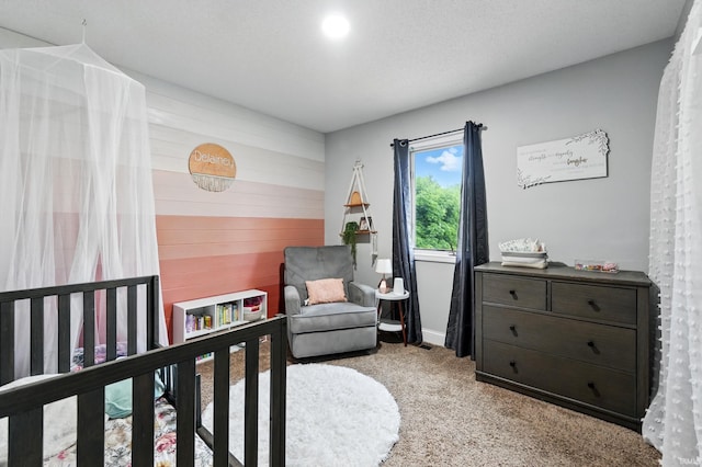 2906 Easton Ridge Pl, Fort Wayne, IN 46818 - bedroom with carpet flooring and wood walls